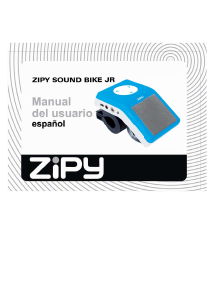 Manual de uso Zipy Sound Bike JR Reproductor de Mp3