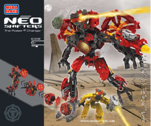 Kullanım kılavuzu Mega Bloks set 6308 Neo Shifters Blaze-Axx