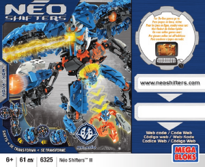 Instrukcja Mega Bloks set 6325 Neo Shifters Nova-Yor