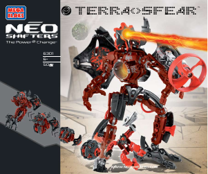 Bruksanvisning Mega Bloks set 6301 Neo Shifters Terra-Sfear