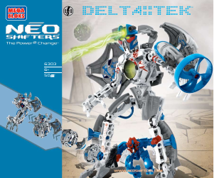 Manual Mega Bloks set 6303 Neo Shifters Dekta-Tek