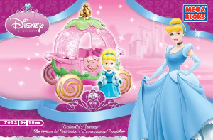 Manual Mega Bloks set 7612 Disney Princess Cinderellas carriage