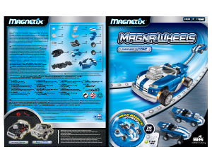 Manual Mega Bloks set 28438 Magnetix Magna-Wheels Dodge Viper