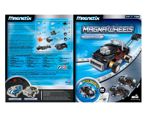 Manual Mega Bloks set 28439 Magnetix Magna-Wheels Dodge Ram