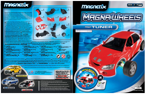 Manual Mega Bloks set 28340 Magnetix Magna-Wheels Tuner
