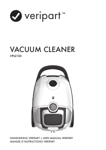 Manual Veripart VPSZ103 Vacuum Cleaner