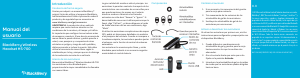 Manual de uso BlackBerry HS-700 Headset