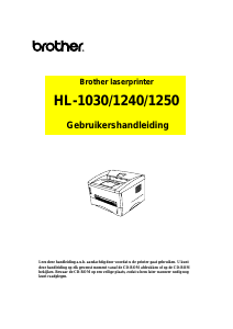 Handleiding Brother HL-1030 Printer