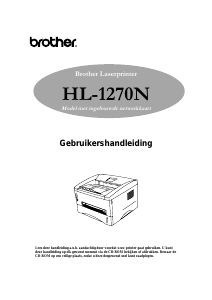 Handleiding Brother HL-1270N Printer