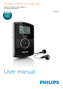 Manual Philips DA1200 Radio