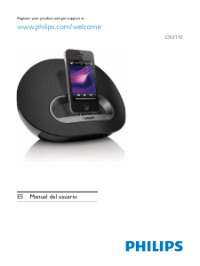 Manual de uso Philips DS3110 Docking station