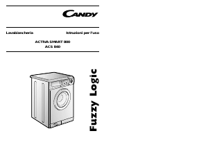 Manuale Candy ACS840IT Lavatrice