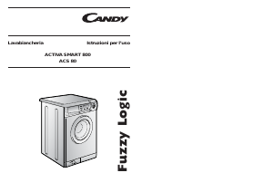 Manuale Candy ACS86ES Lavatrice