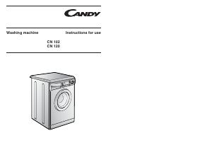 Manual Candy CN 120T UK Washing Machine