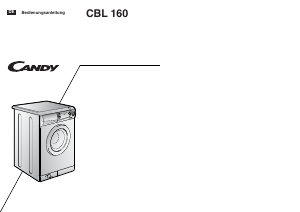 Bedienungsanleitung Candy CBL 160 DE Waschmaschine