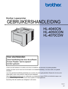 Handleiding Brother HL-4070CDW Printer