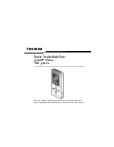 Handleiding Toshiba MEU202-BK Gigabeat Mp3 speler