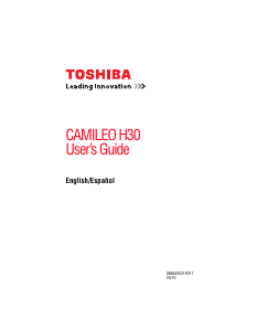 Manual Toshiba Camileo H30 Camcorder