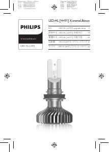 Handleiding Philips 11362XUX2 X-tremeUltinon Autokoplamp