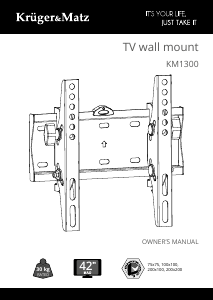 Manual Krüger and Matz KM1300 Wall Mount