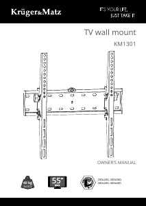 Instrukcja Krüger and Matz KM1301 Uchwyt ścienny