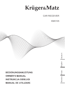 Manual Krüger and Matz KM0105 Car Radio