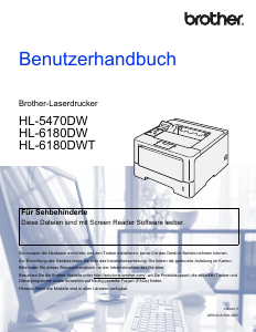 Bedienungsanleitung Brother HL-6180DW Drucker