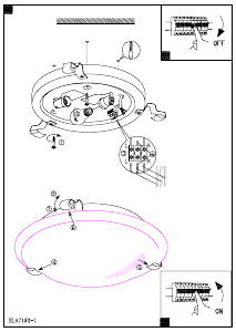 Návod Eglo 7184 Svietidlo