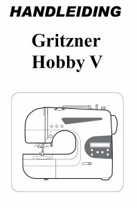 Handleiding Gritzner Hobby V Naaimachine