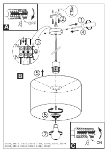 Instrukcja Eglo 31571 Lampa