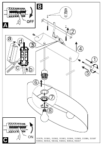 Manuale Eglo 31579 Lampada