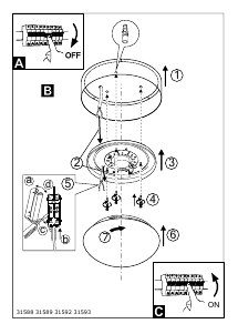 Instrukcja Eglo 31589 Lampa