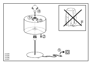 Handleiding Eglo 31594 Lamp