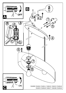 Manuale Eglo 31611 Lampada