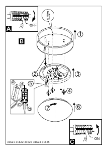 Mode d’emploi Eglo 31622 Lampe