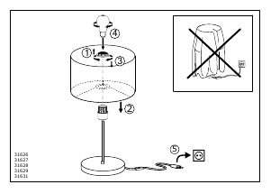 Kasutusjuhend Eglo 31628 Lamp