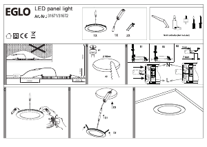 Manuale Eglo 31671 Lampada