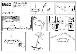 Instrukcja Eglo 31672 Lampa