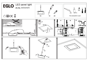 Manual de uso Eglo 31673 Lámpara