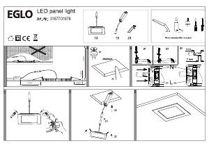 Bruksanvisning Eglo 31677 Lampa