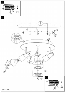 Manual Eglo 32002 Lampă