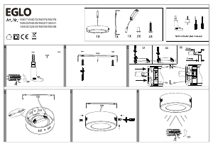 Brugsanvisning Eglo 32442 Lampe