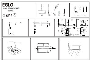 Manuale Eglo 32444 Lampada