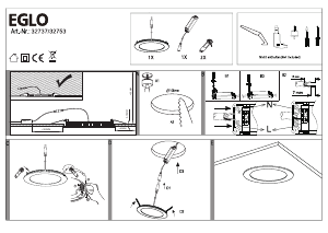 Manuale Eglo 32737 Lampada