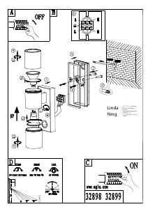 Manuale Eglo 32899 Lampada