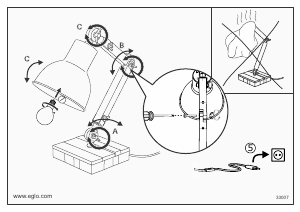 Manuale Eglo 33007 Lampada