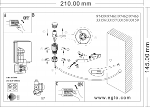 Manual Eglo 33156 Lampă