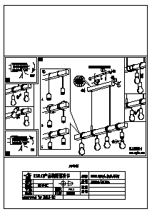 Manuale Eglo 33164 Lampada