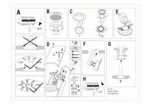 Manuale Eglo 34016 Lampada