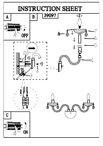 Manual Eglo 39097 Lampă